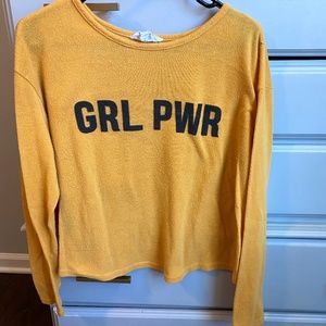 GRL PWR Graphic Longsleeve Tee